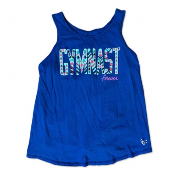 Justice star tank Size 8 in kids, had a built in